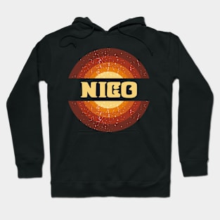 Vintage Proud Name Nico Anime Gifts Circle Hoodie